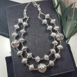Paradise Necklace Silver Statement